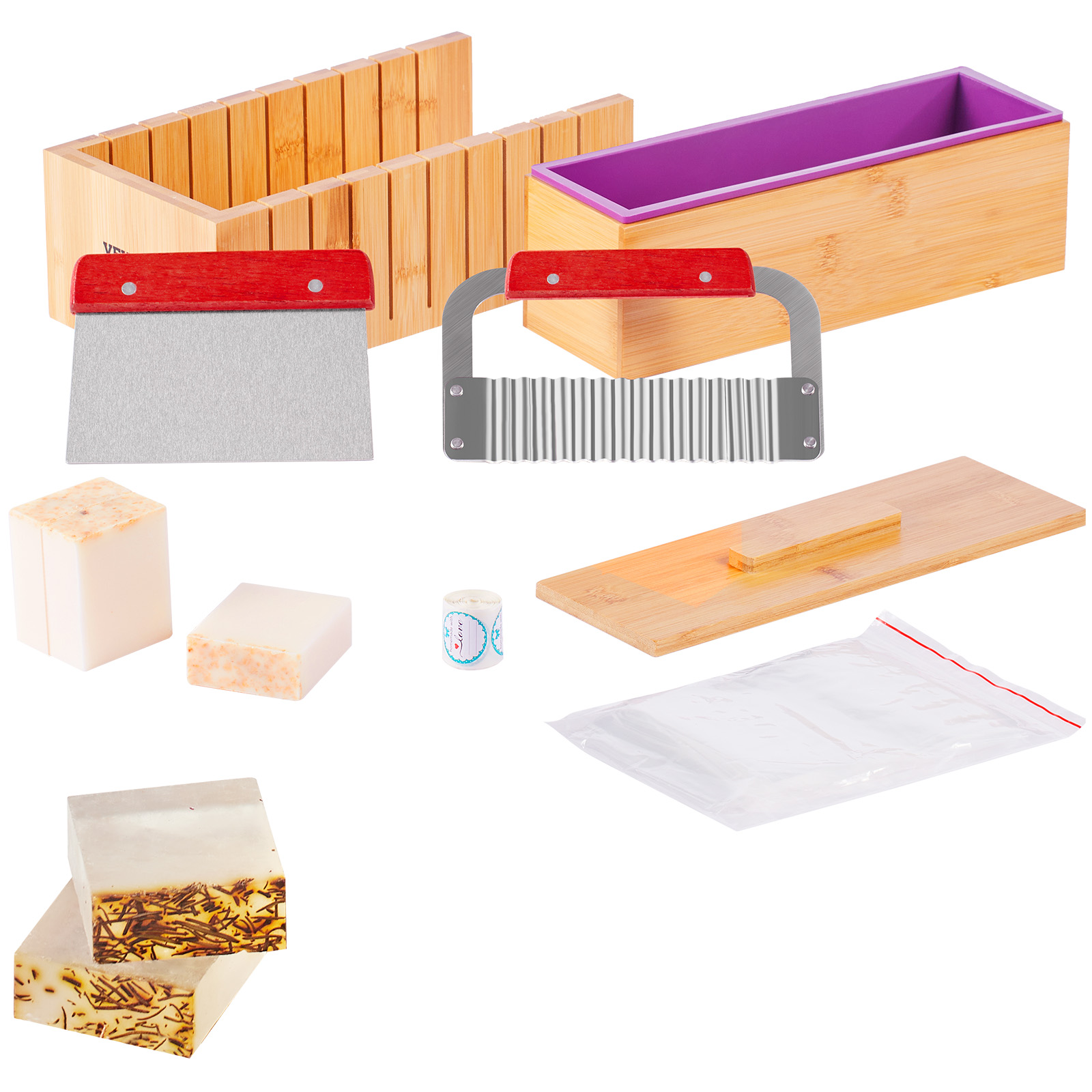 Soap Making Unit - VEVOR Soap Making Kit Bamboo Cutting