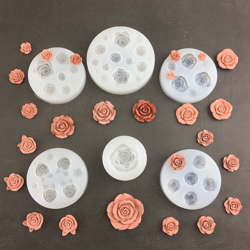 3D Rose Flower Shape Leaf Sili - đánh giá và giá Soap Making Bar
