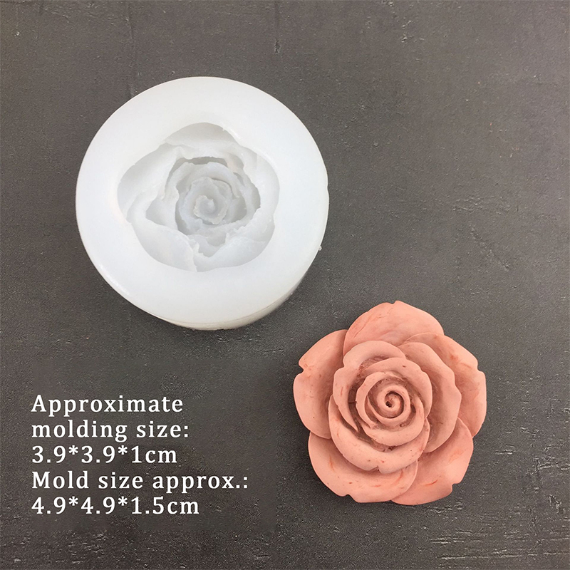 3D Rose Flower Shape Leaf Sili - đánh giá và giá Soap Making Bar