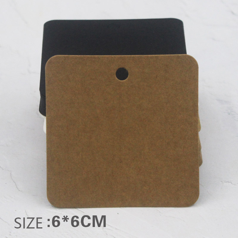 6x6cm Square Kraft Paper Tags  - đánh giá và giá Kraft Soap Label