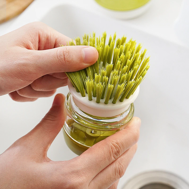 Soap Dispenser Palm Dish Brush - đánh giá và giá Soap Making Base