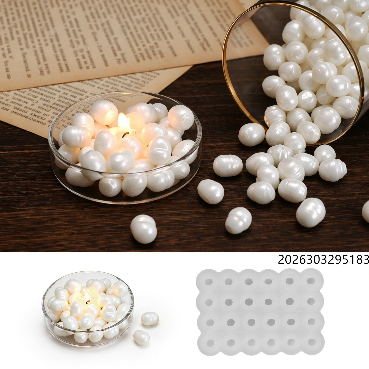 Healing Ocean Pearl Mirror Wax - đánh giá và giá Soap Making Bar