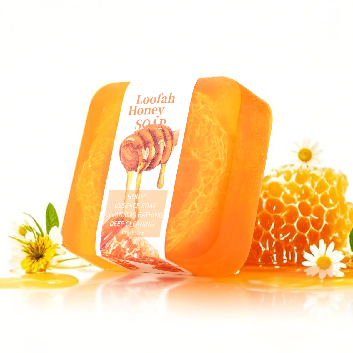 S+100g Honey Loofah Soap  Hand - đánh giá và giá Soap Making Unit