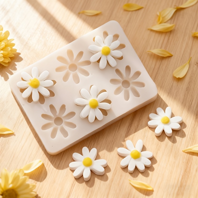 1pc 3D Daisy Sunflower Silicon - đánh giá và giá Soap Making Bar