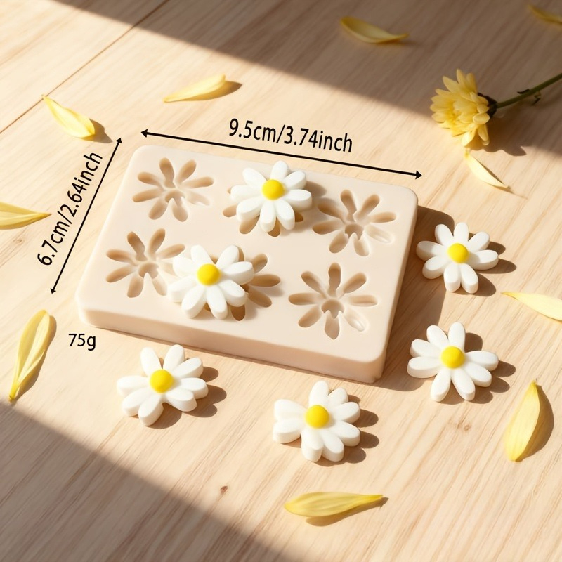 1pc 3D Daisy Sunflower Silicon - đánh giá và giá Soap Making Bar