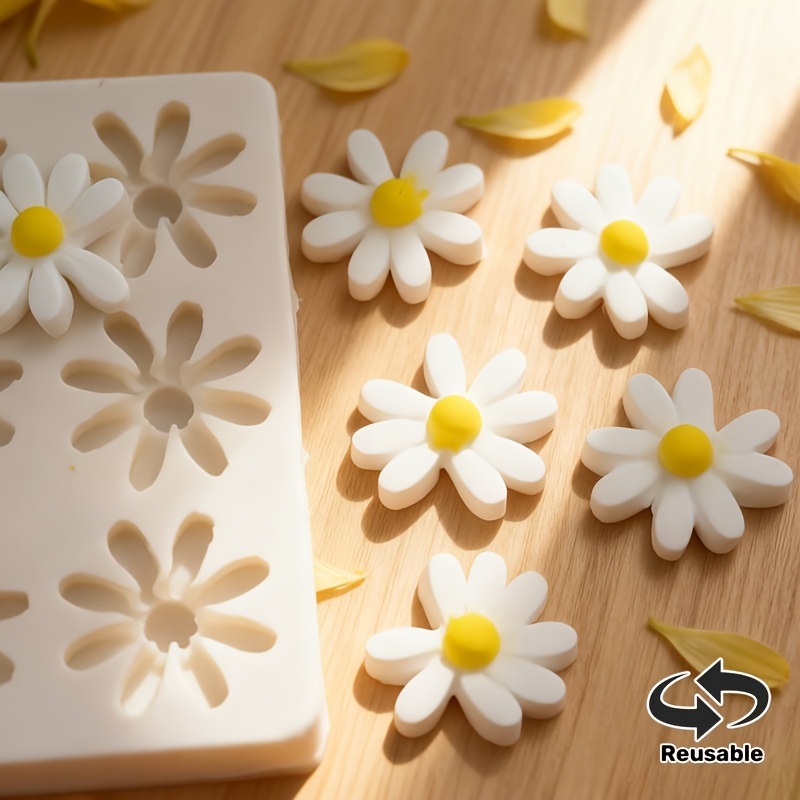 1pc 3D Daisy Sunflower Silicon - đánh giá và giá Soap Making Bar