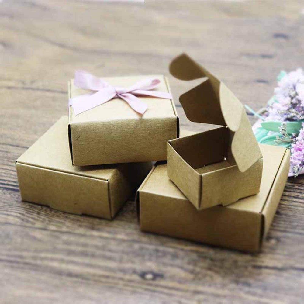 10pcs 9sizes Small Kraft Paper - đánh giá và giá Kraft Soap Label