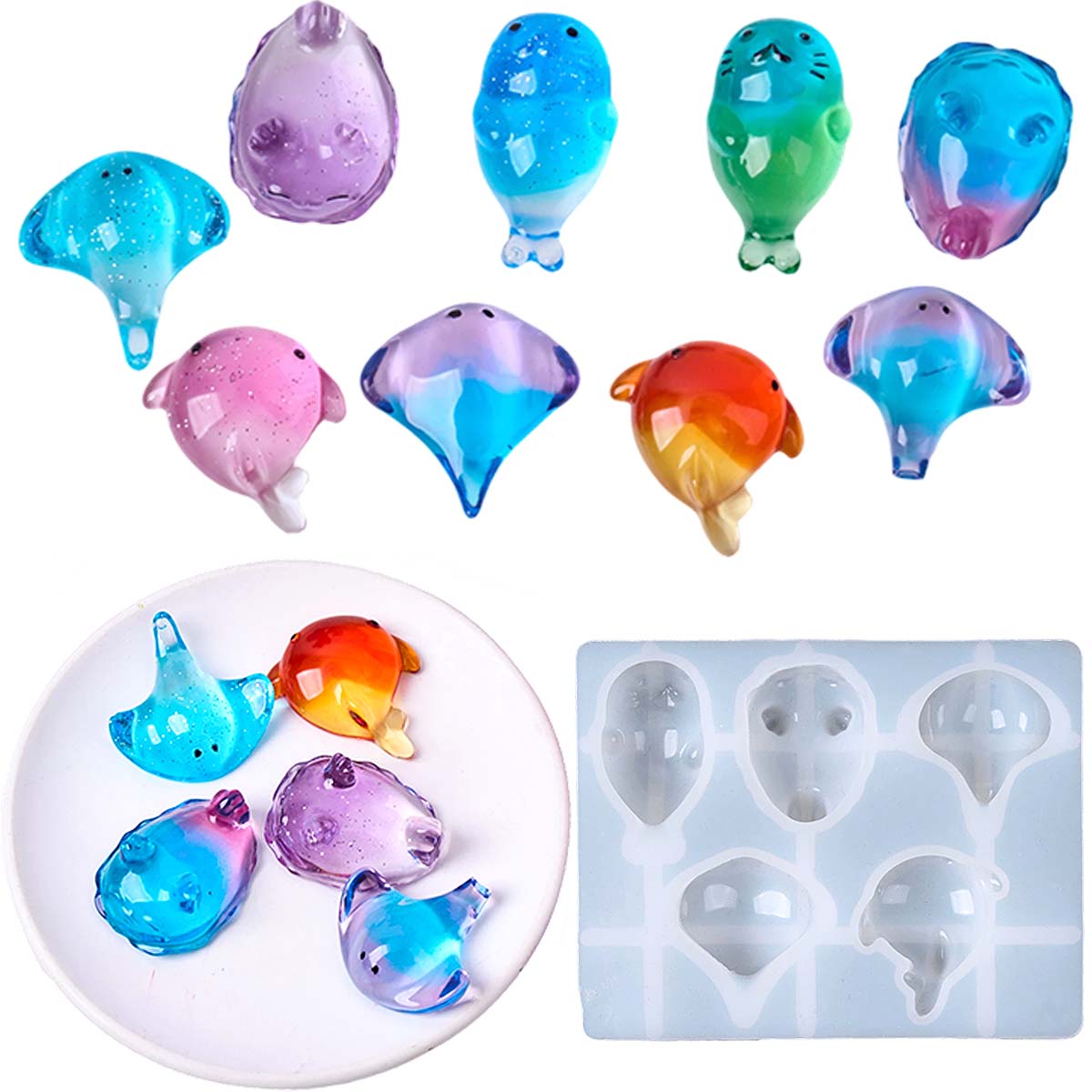 3D Healing Kawaii Manta Ray Wh - đánh giá và giá Soap Making Bar