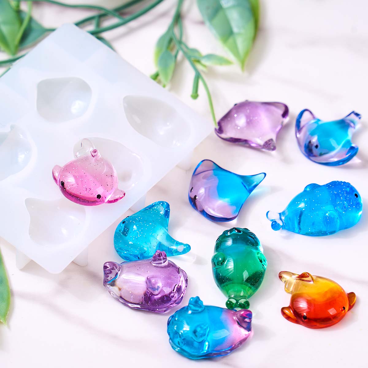 3D Healing Kawaii Manta Ray Wh - đánh giá và giá Soap Making Bar