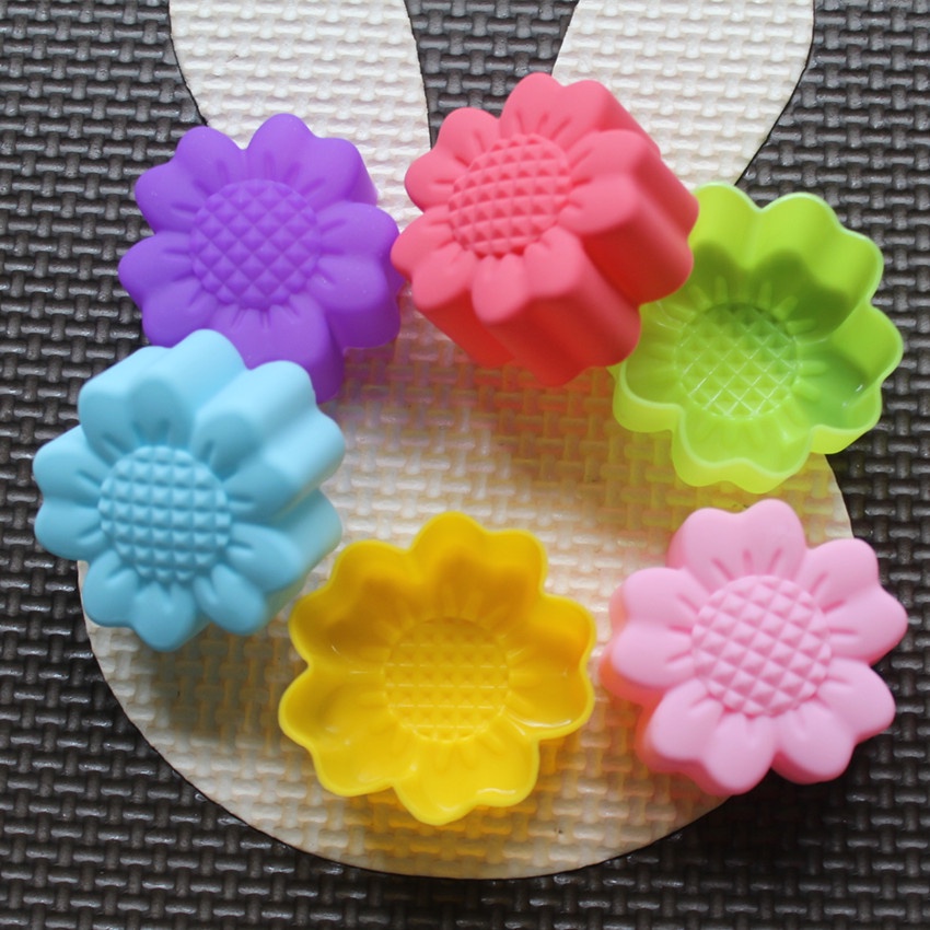 6 Pcs Set Non-Stick Flower Des - đánh giá và giá Soap Making Bar