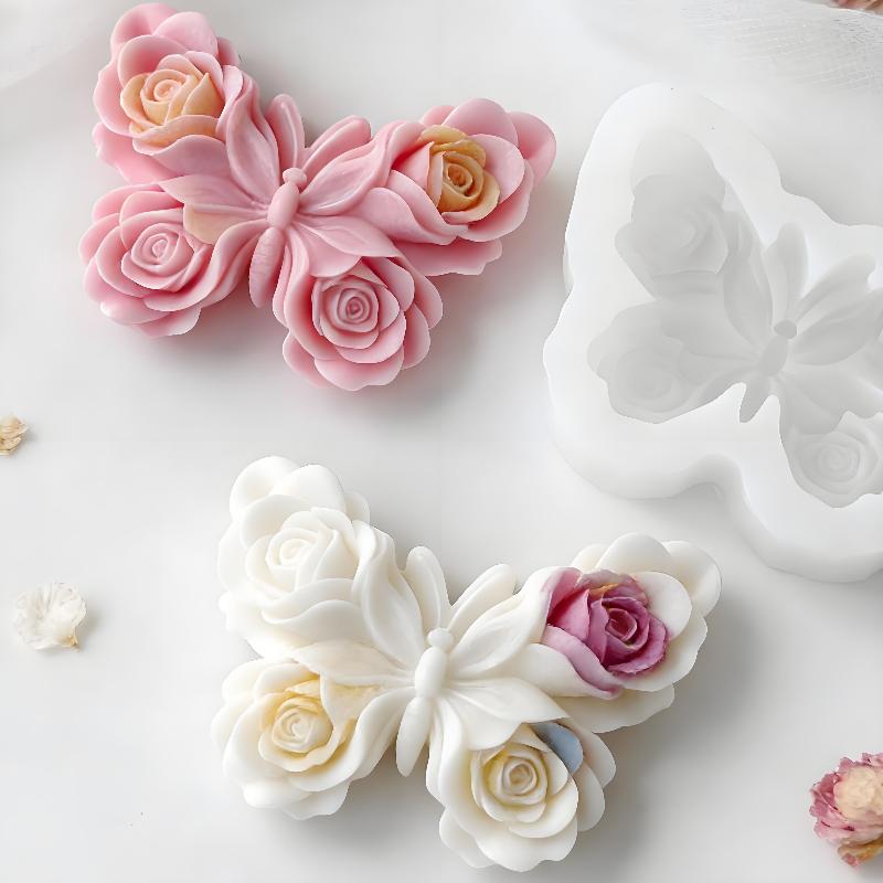 DIY Rose Butterfly Form Silico - đánh giá và giá Soap Making Bar