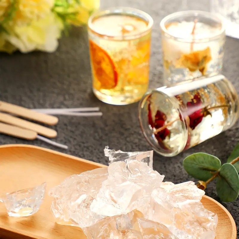 Transparent Crystal Wax, Jelly - đánh giá và giá Soap Making Base